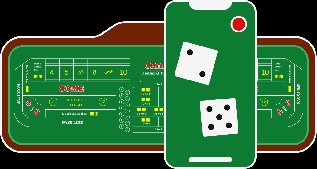 Live dealer craps
