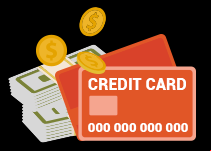 Deposit With Credit cards