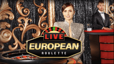 Live European roulette