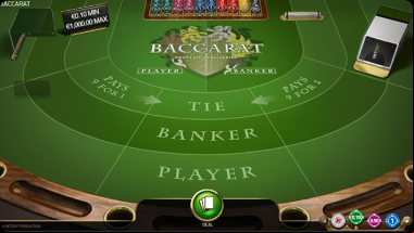 Single player baccarat