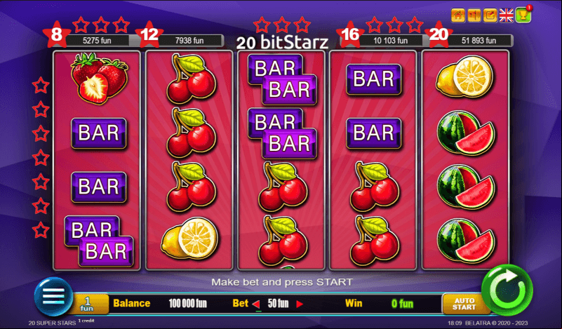 BitStarz slots screenshot