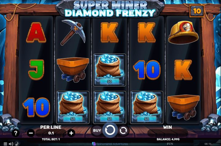 Super Miner Diamond Frenzy screenshot