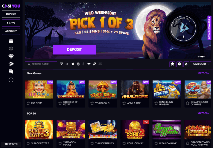 CasiYou casino screenshot 4
