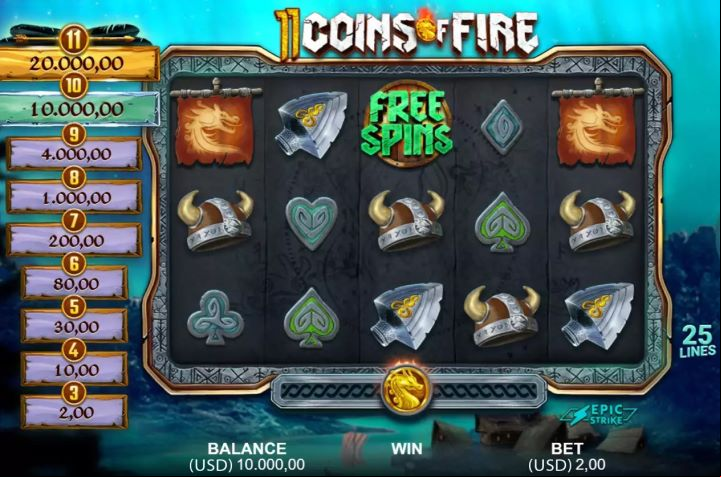 11 Coins of Fire Screenshot