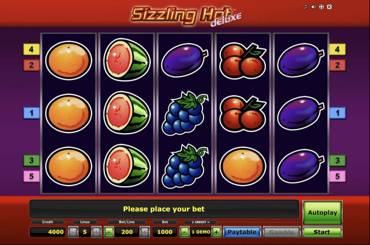 Sizzling Hot Deluxe screenshot