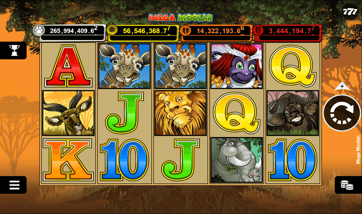 Mega Moolah screenshot