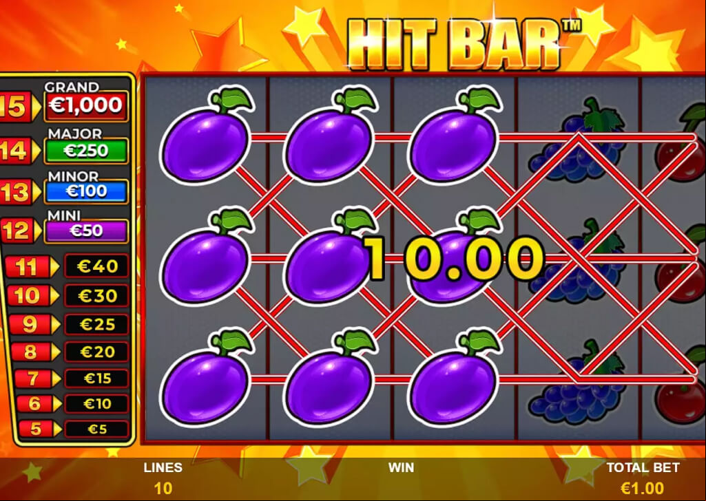 Hit Bar Slot screenshot
